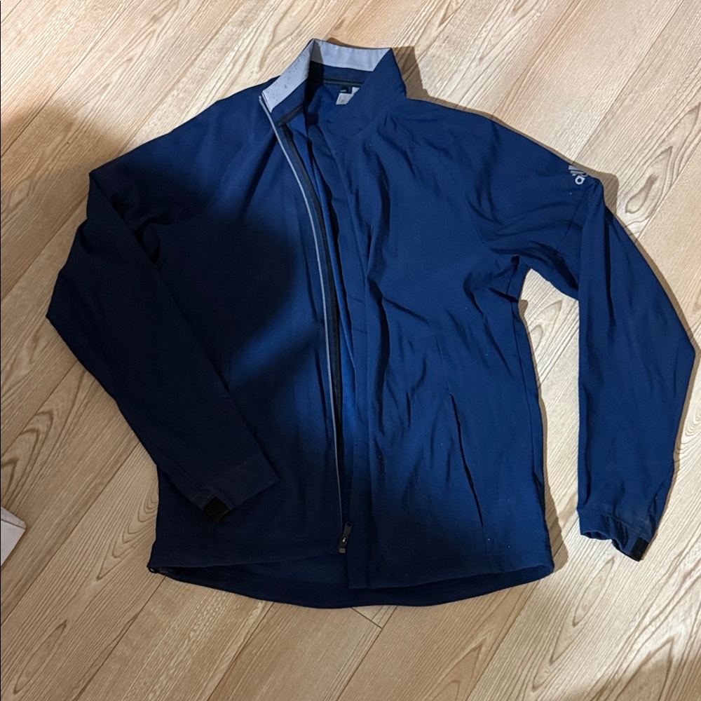 adidas Men's Navy Windbreaker Jacket